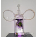 GH054-LT all glass chicha hookah /nargile/water pipe/with led light/sheesha/narguile